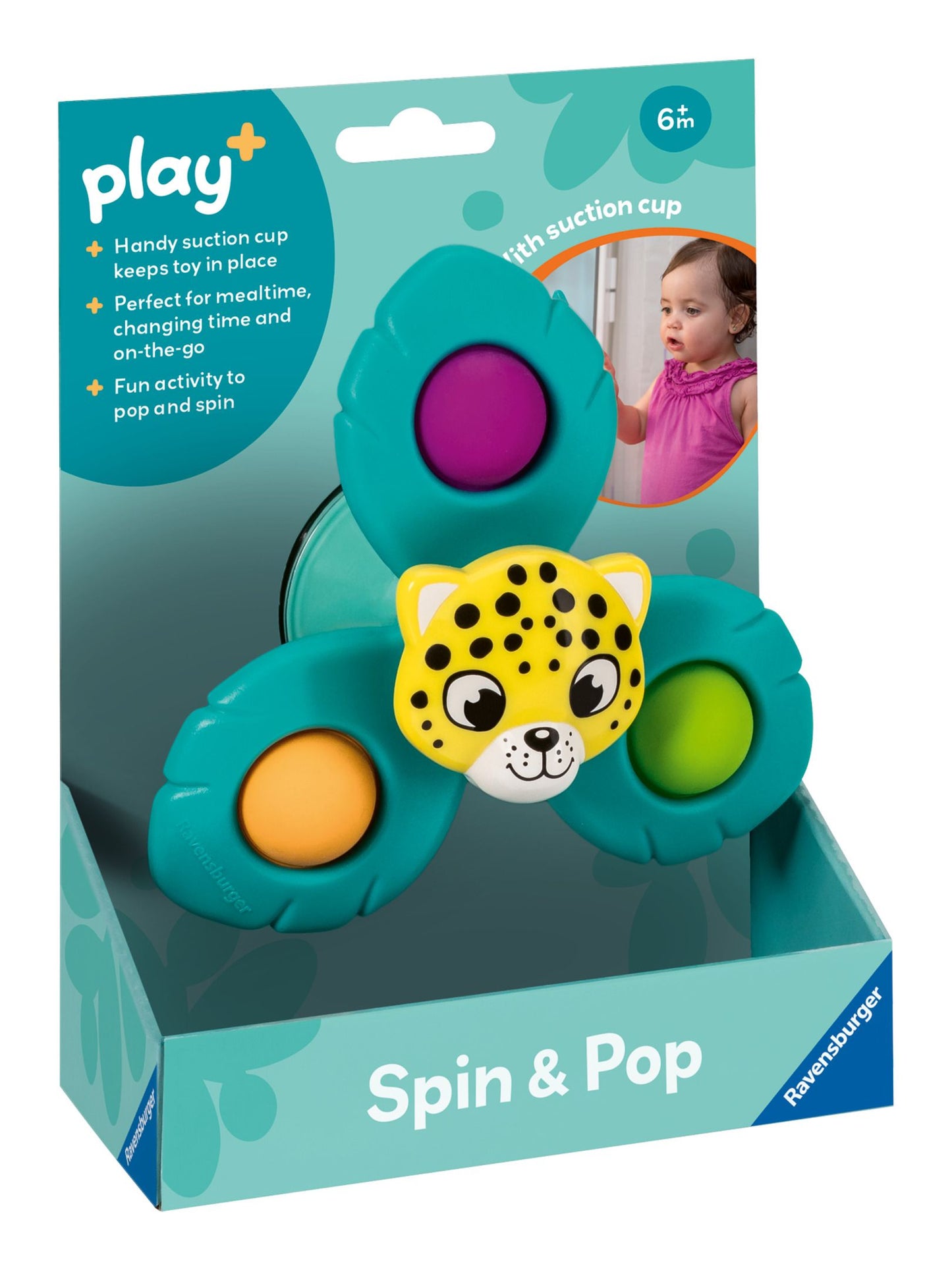 Play+ Spin & Pop: Leopard