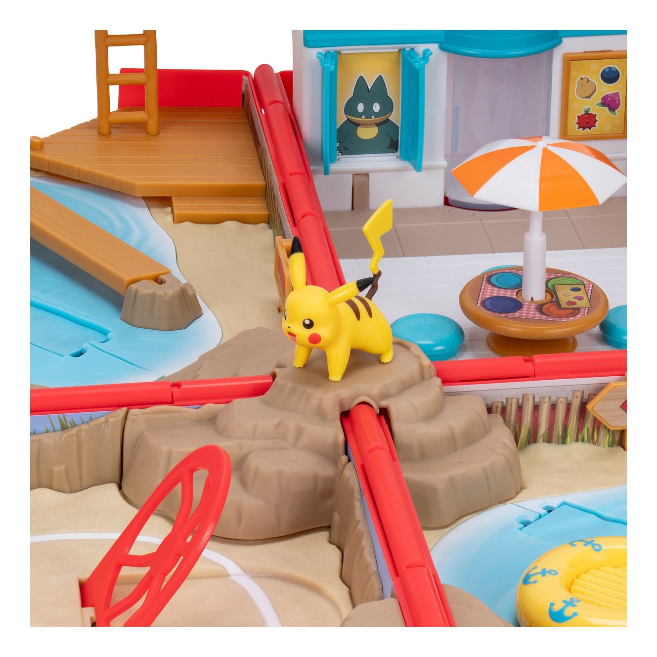 Pokemon Carry Case Beach Battle Playset