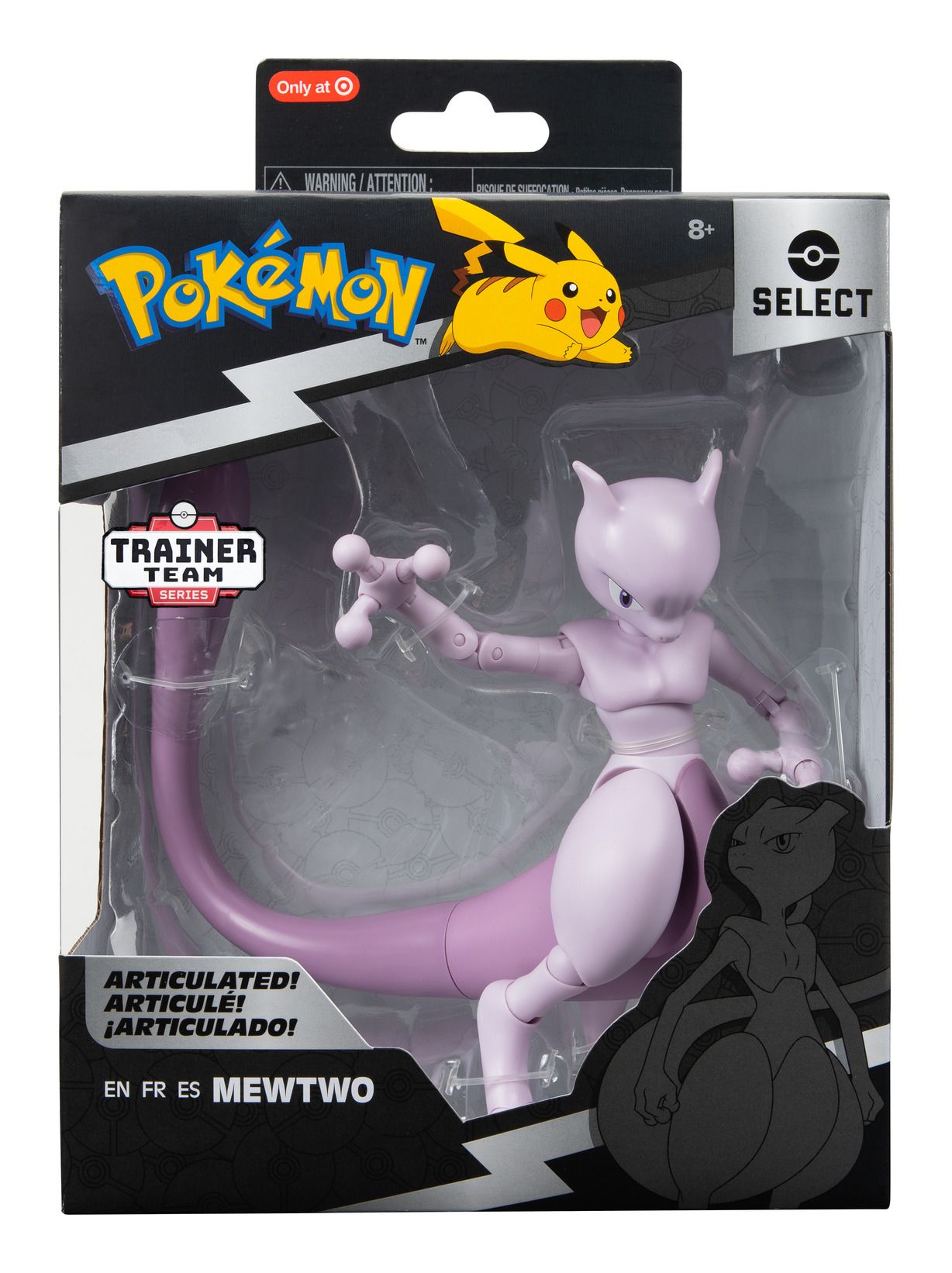 Pokemon Select 6in Sup-articulated Figure Mewtwo