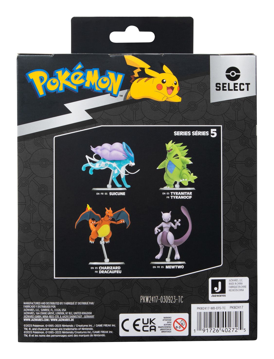 Pokemon Select 6in Sup-articulated Figure Mewtwo