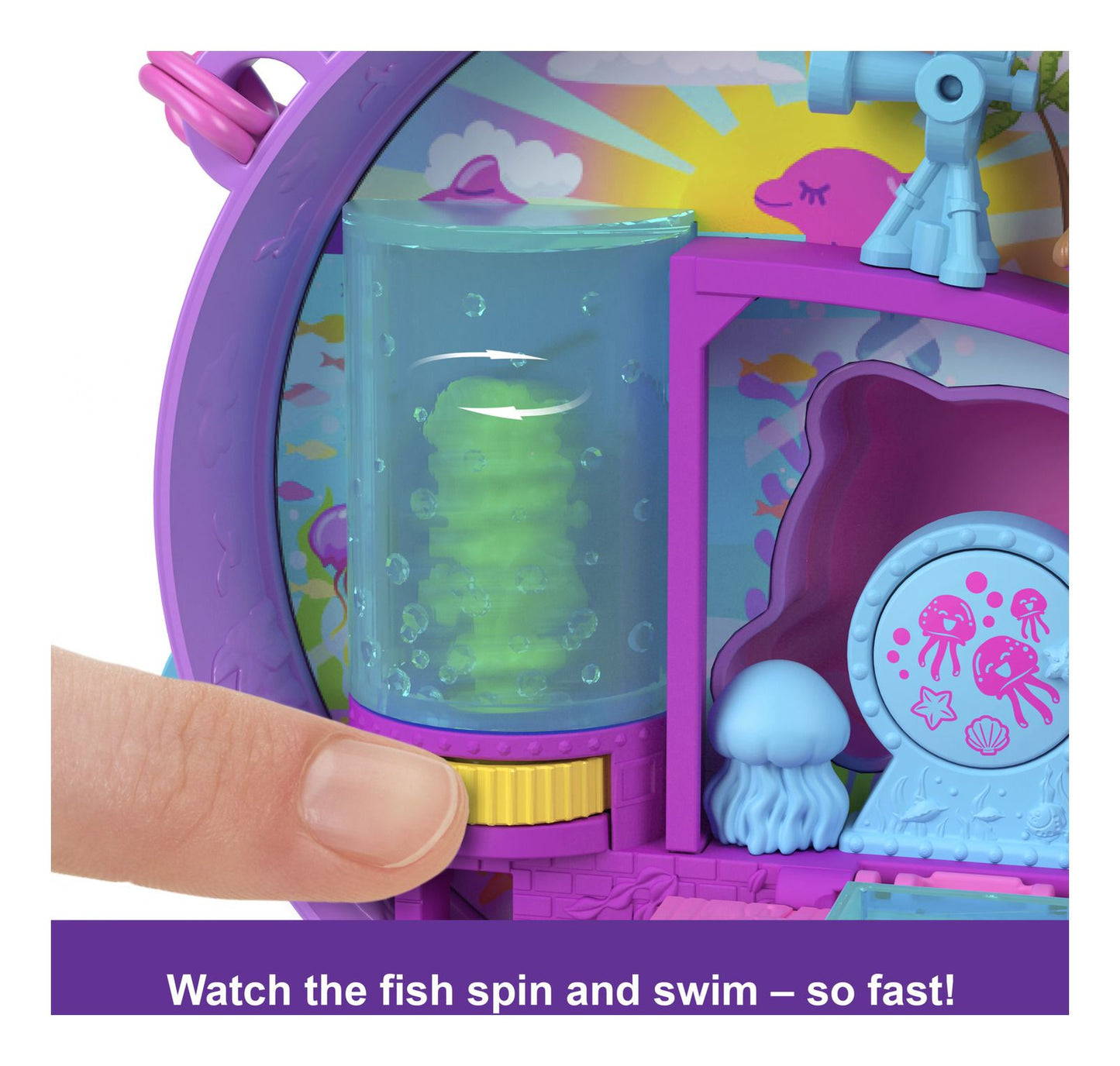 Polly Pocket Dolphin Aquarium Compact