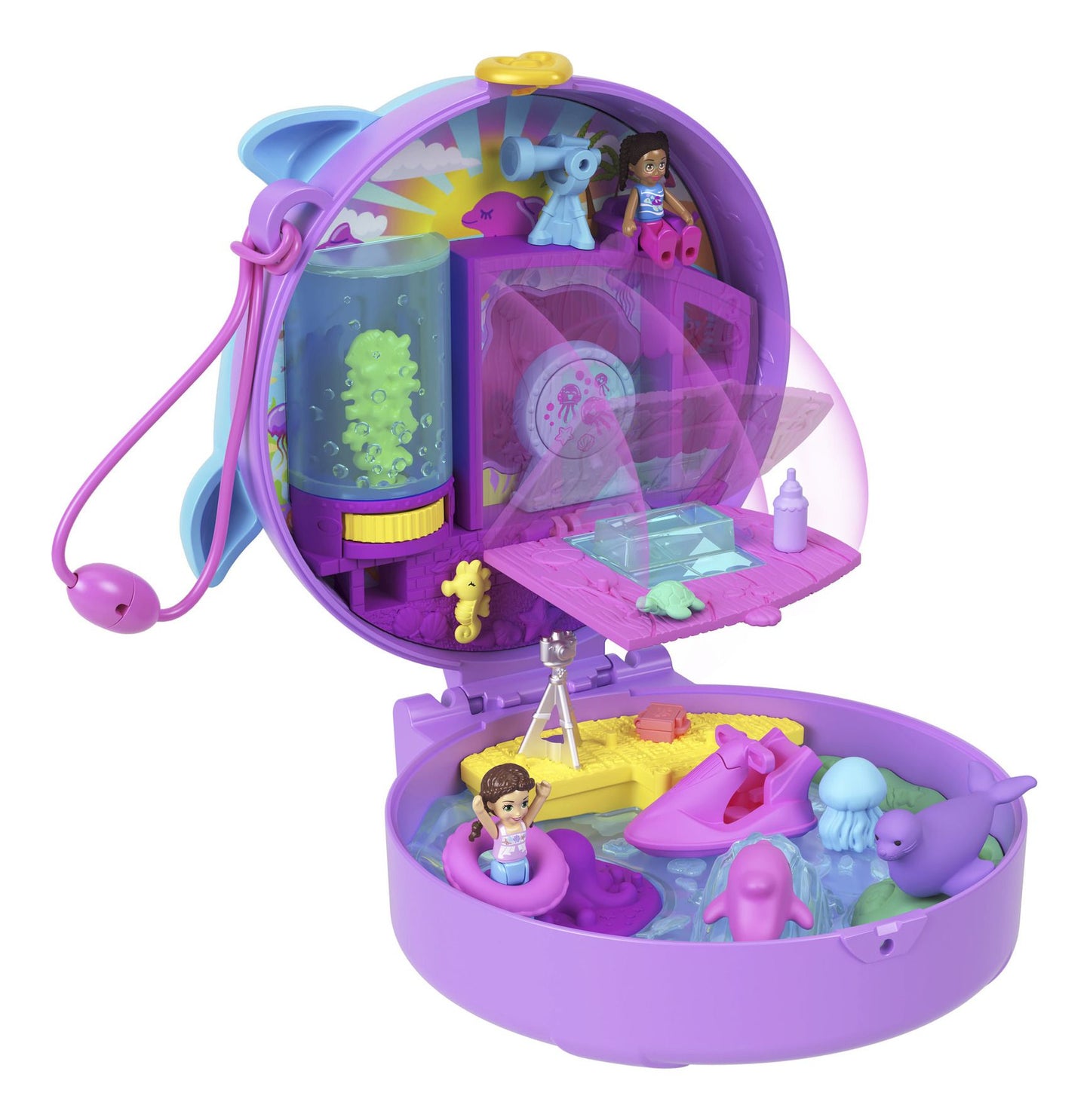 Polly Pocket Dolphin Aquarium Compact