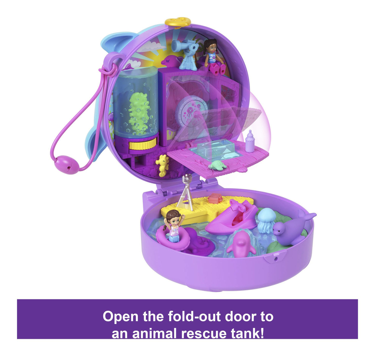 Polly Pocket Dolphin Aquarium Compact