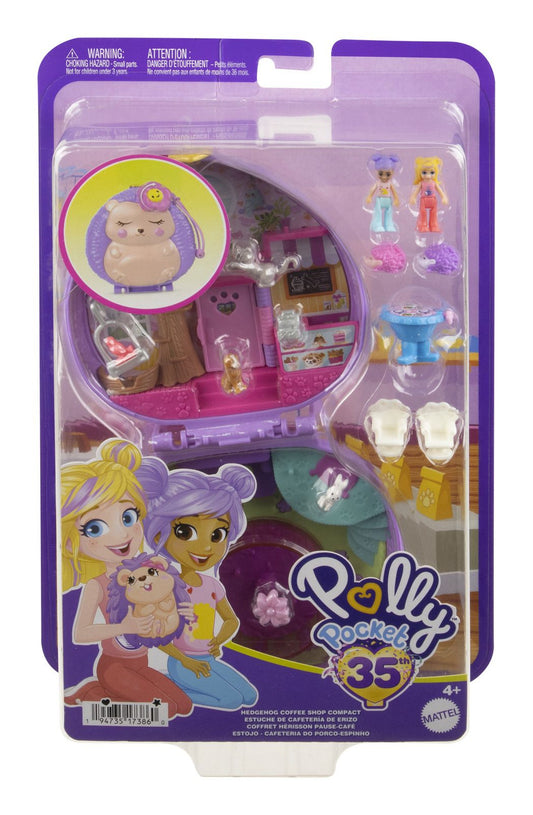 Polly Pocket Hedgehog Coffee Shop Compact