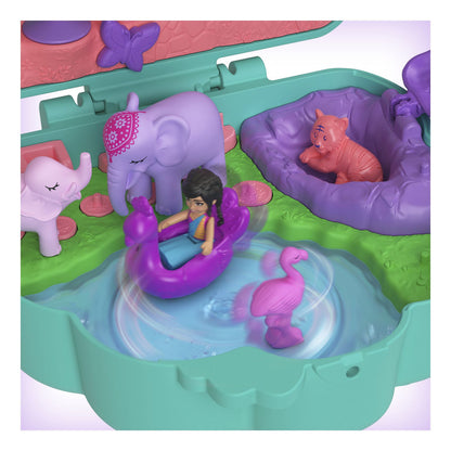 Polly Pocket India Peacock Animal Garden Compact