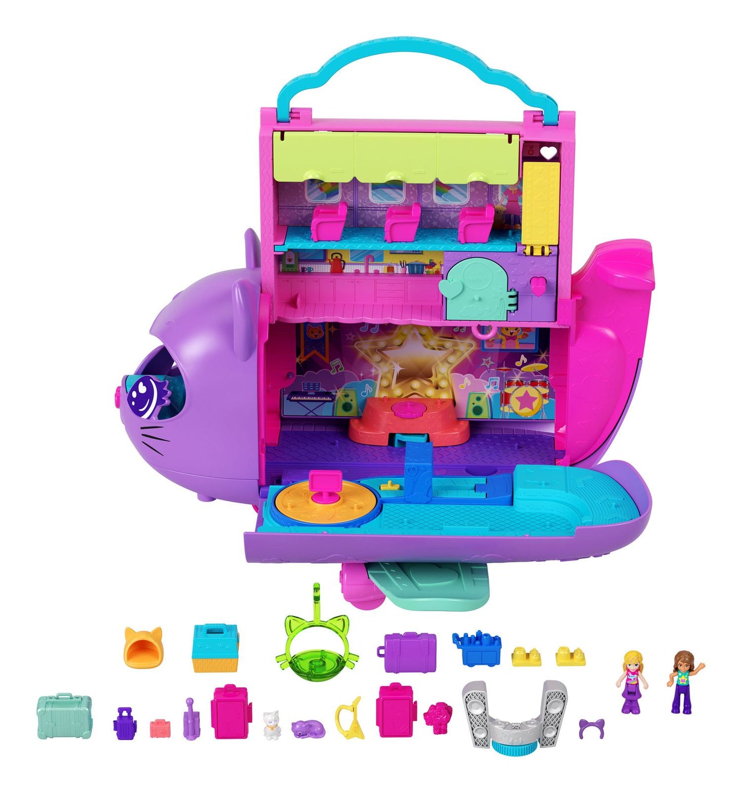 Polly Pocket Kitty Plane