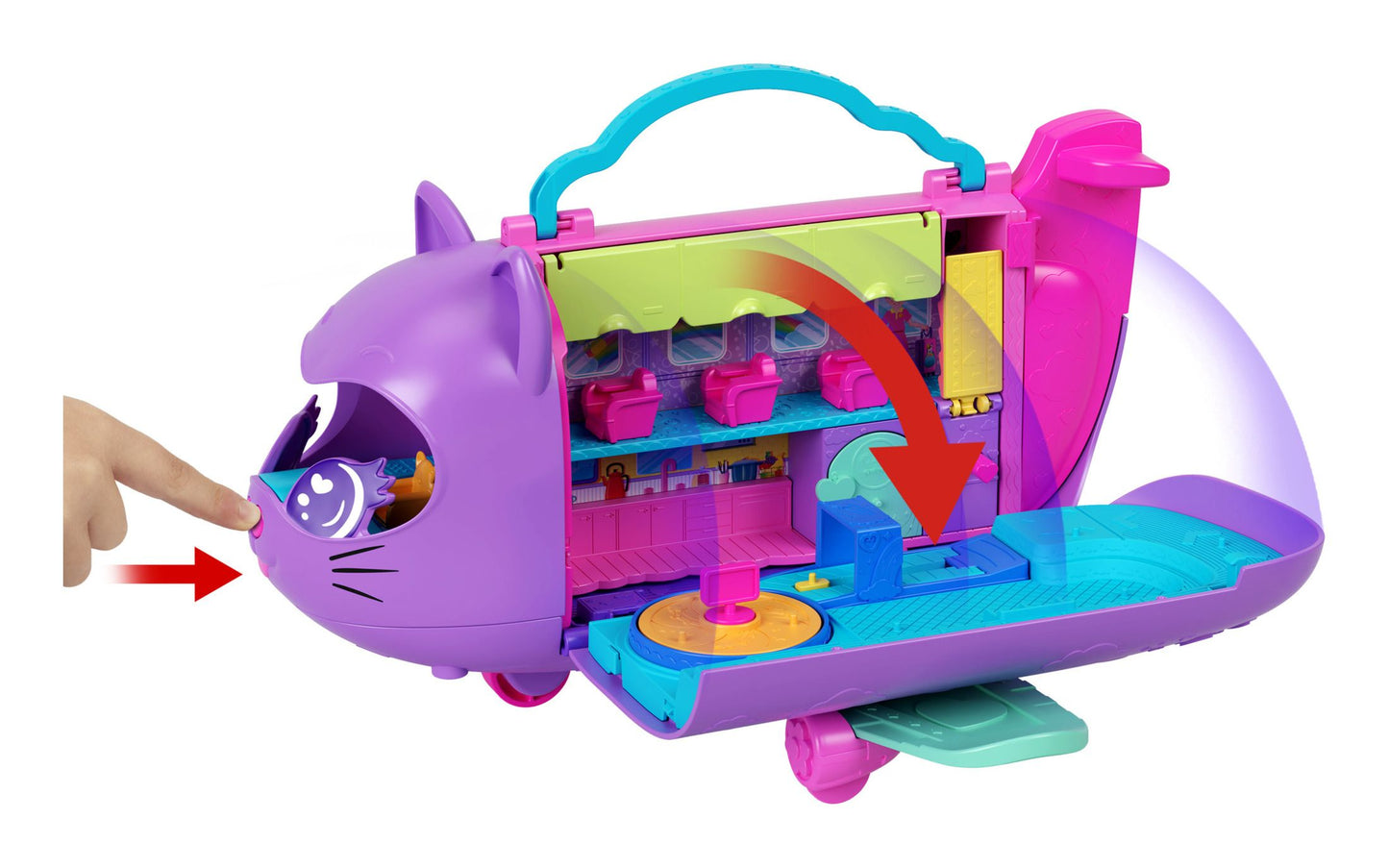 Polly Pocket Kitty Plane