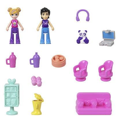 Polly Pocket Panda Boba Tea Shop Compact