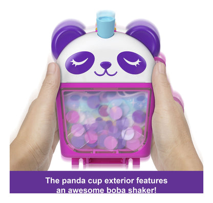 Polly Pocket Panda Boba Tea Shop Compact