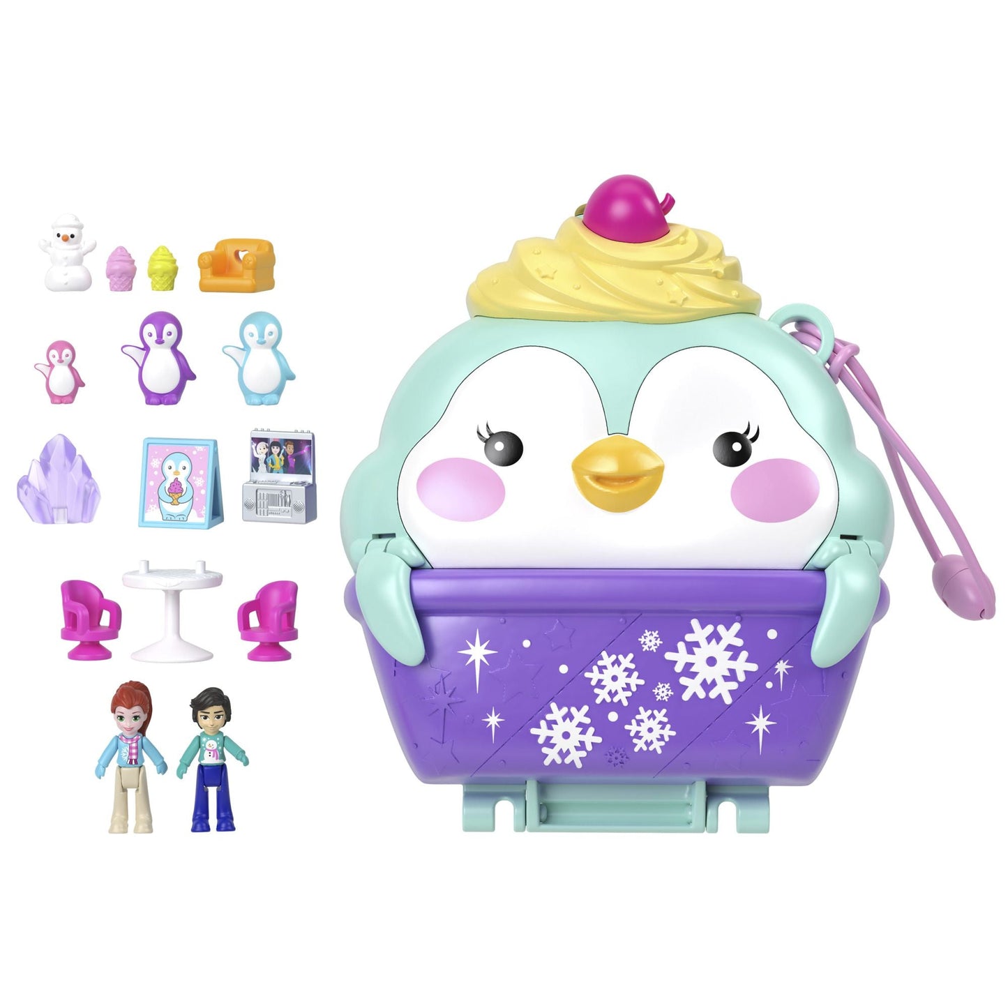 Polly Pocket Snow Sweet Penguin Compact