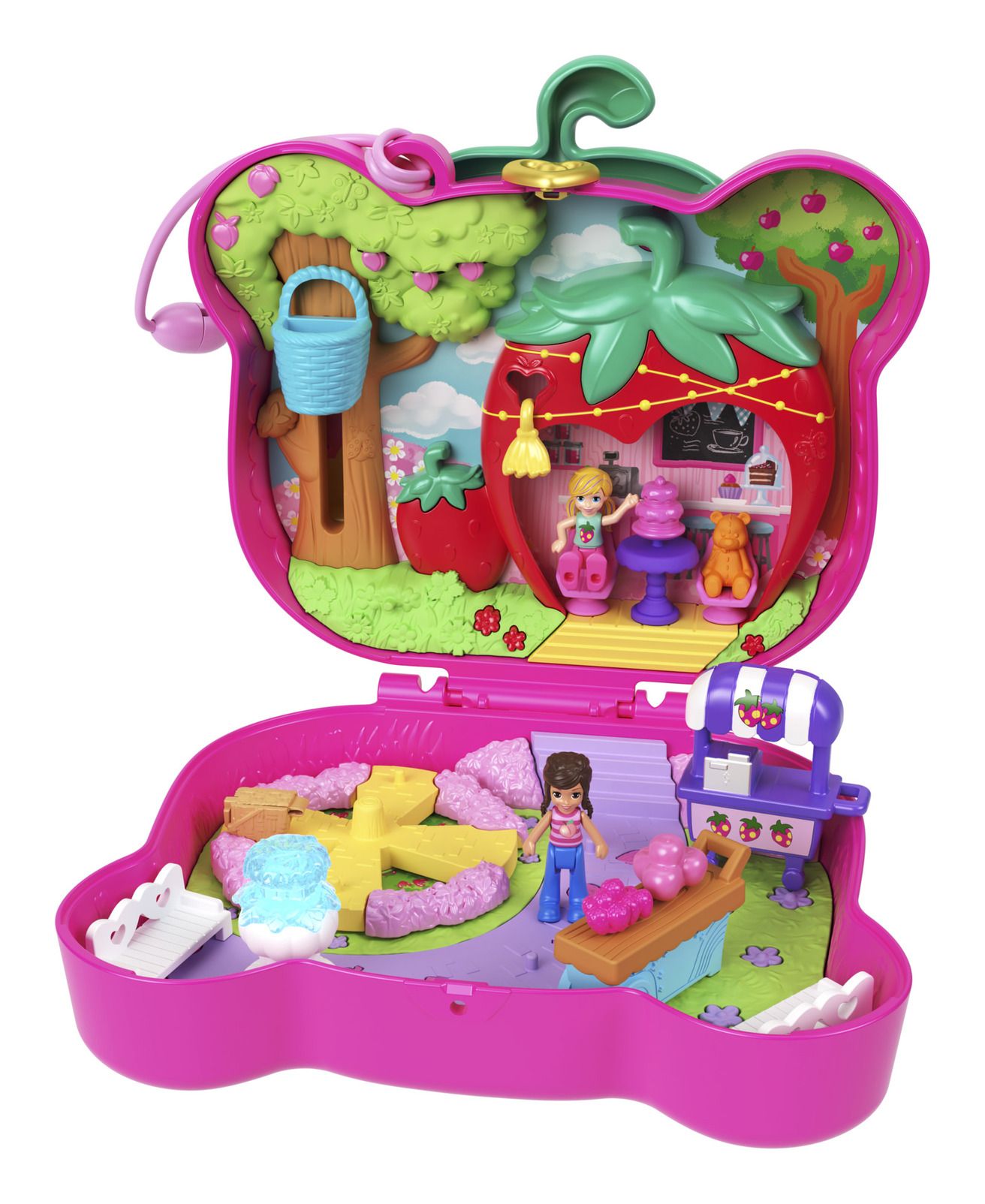 Polly Pocket Straw-Beary Patch Compact