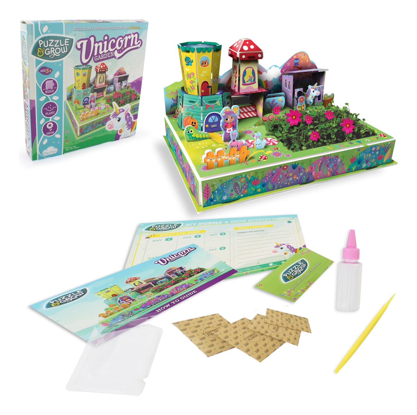 Puzzle & Grow - Unicorn Garden - Maxi Series