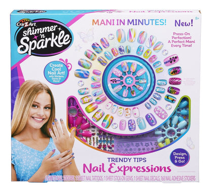 Shimmer N Sparkle Trendy Tips Nail Expressions