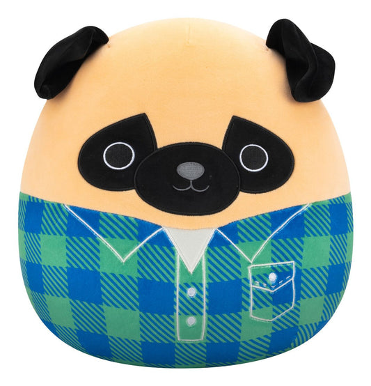 Squishmallows - 12in Prince the Brown Pug