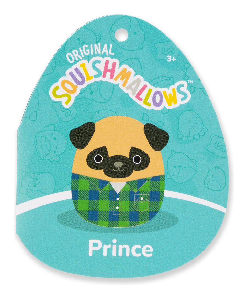 Squishmallows - 12in Prince the Brown Pug