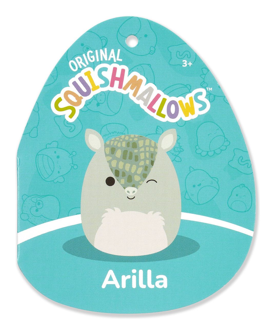 Squishmallows - 16in Arilla the Green Armadillo