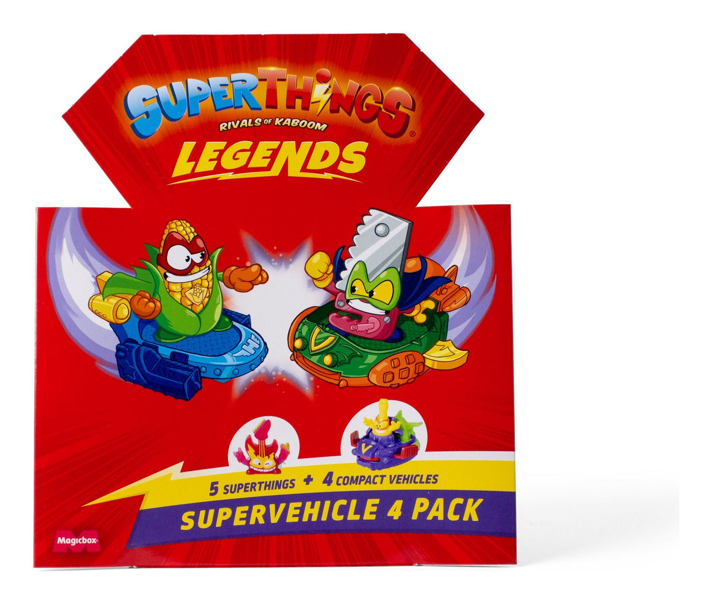 SuperThings Legends - SuperVehicle 4 Pack