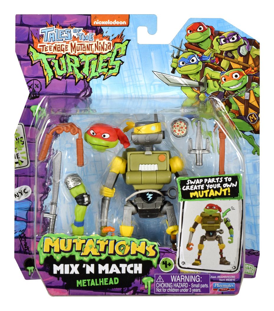 Tales of TMNT Mix n Match Mutant Basic Fig