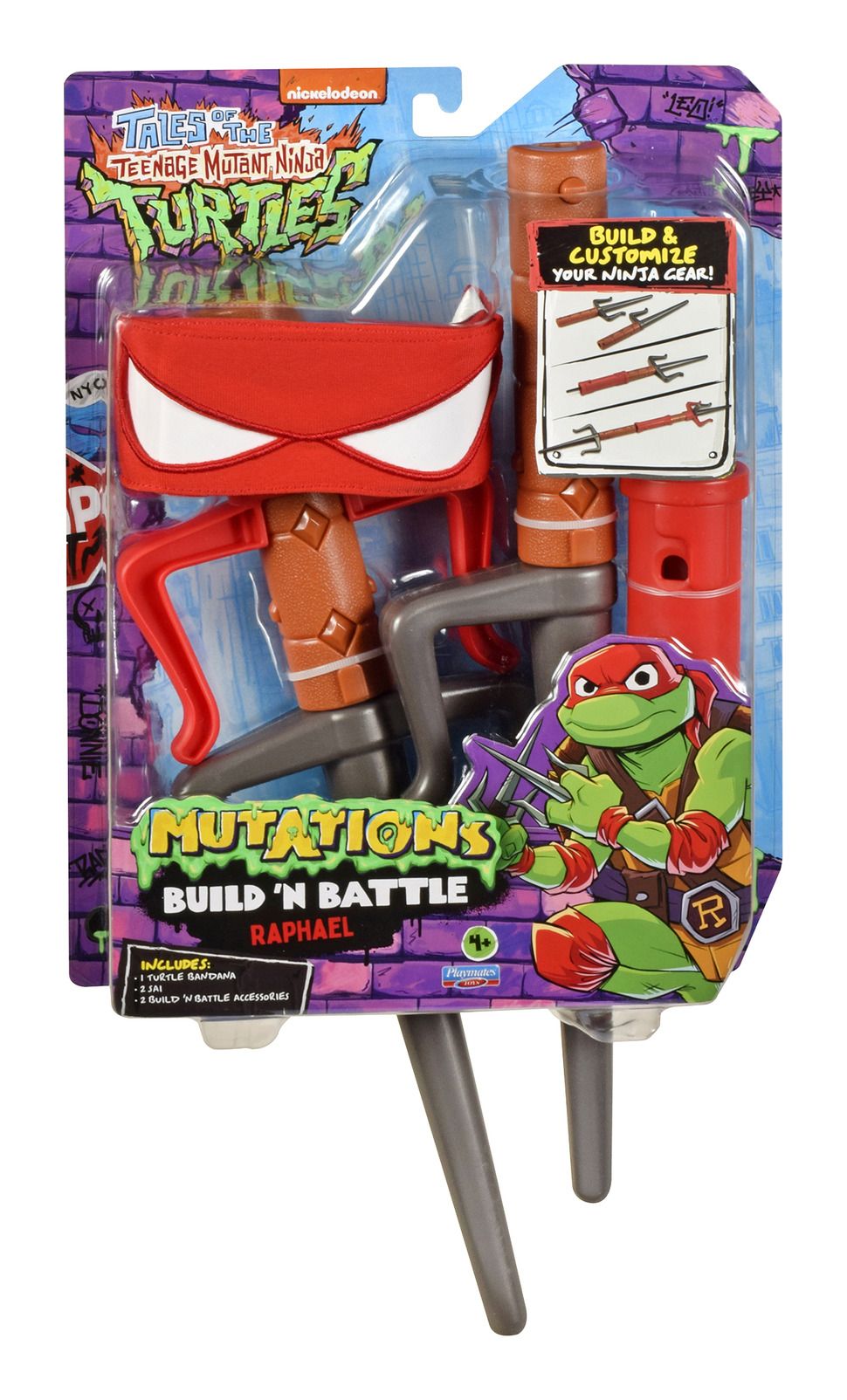 Tales of TMNT Mut Build N Battle Raphaels Weapon