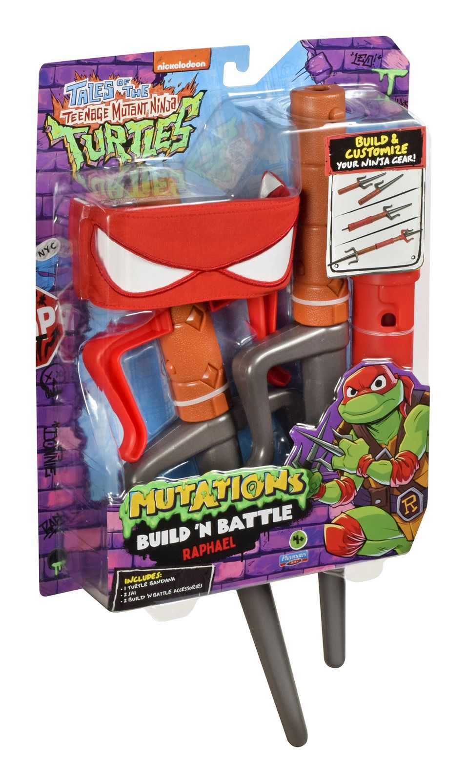 Tales of TMNT Mut Build N Battle Raphaels Weapon