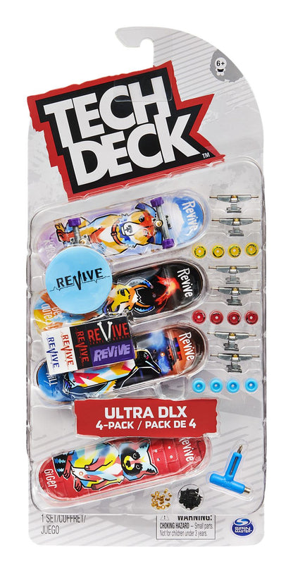 Tech Deck 96mm Fingerboard 4 Pack Assorted