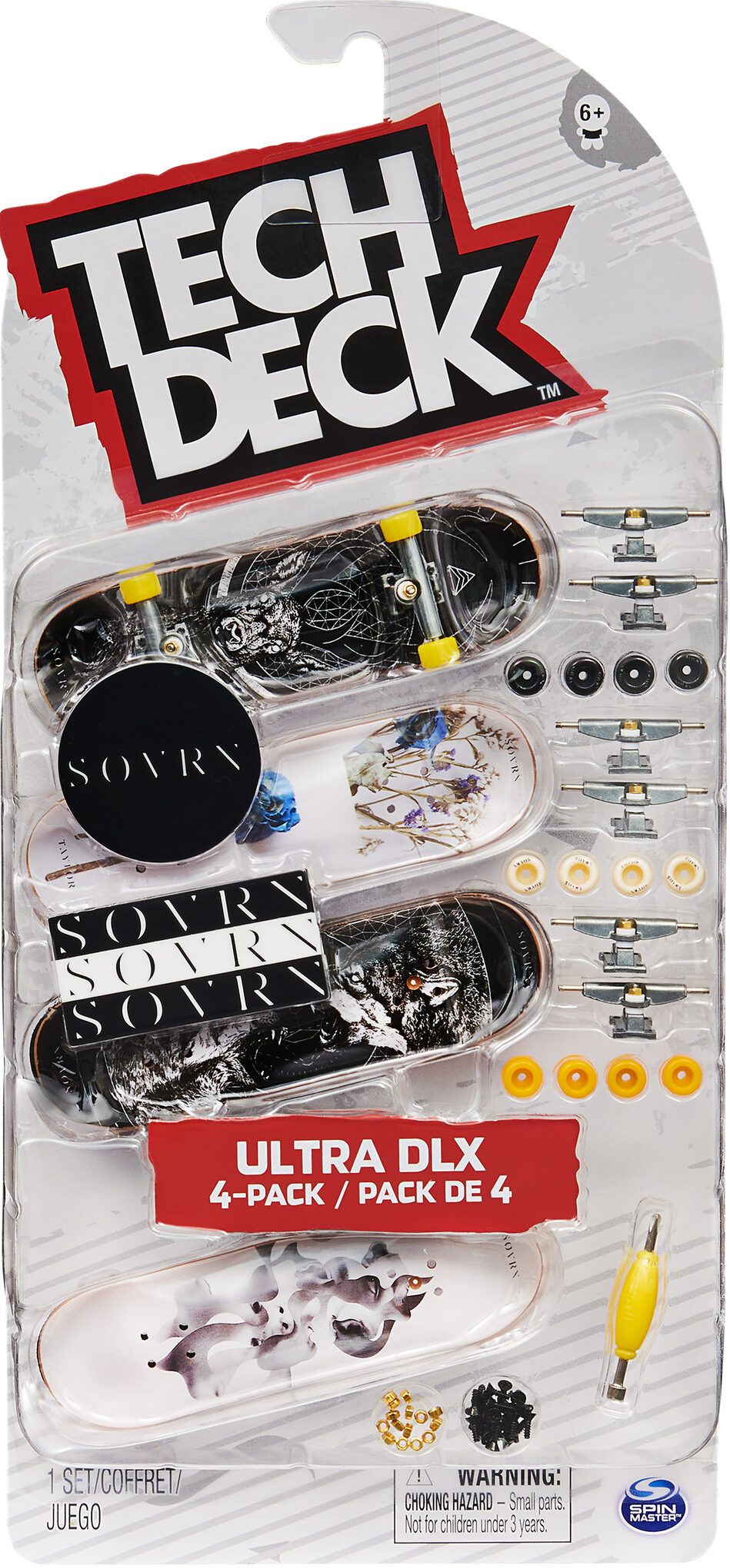 Tech Deck 96mm Fingerboard 4 Pack Assorted