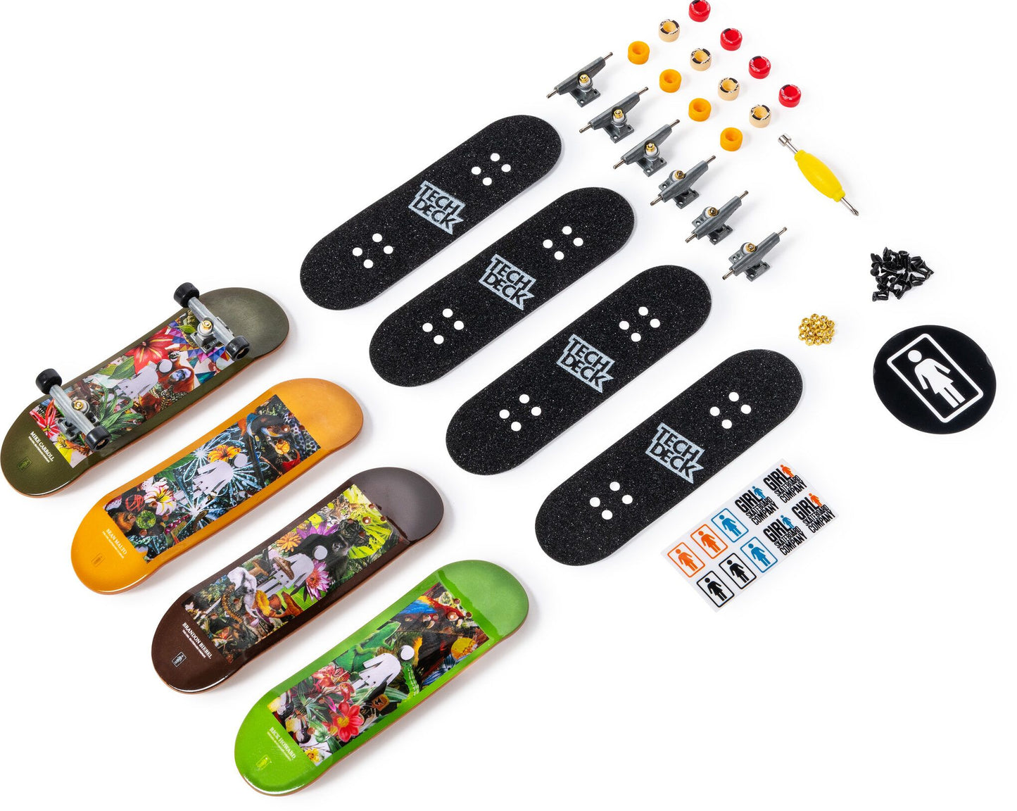 Tech Deck 96mm Fingerboard 4 Pack Assorted