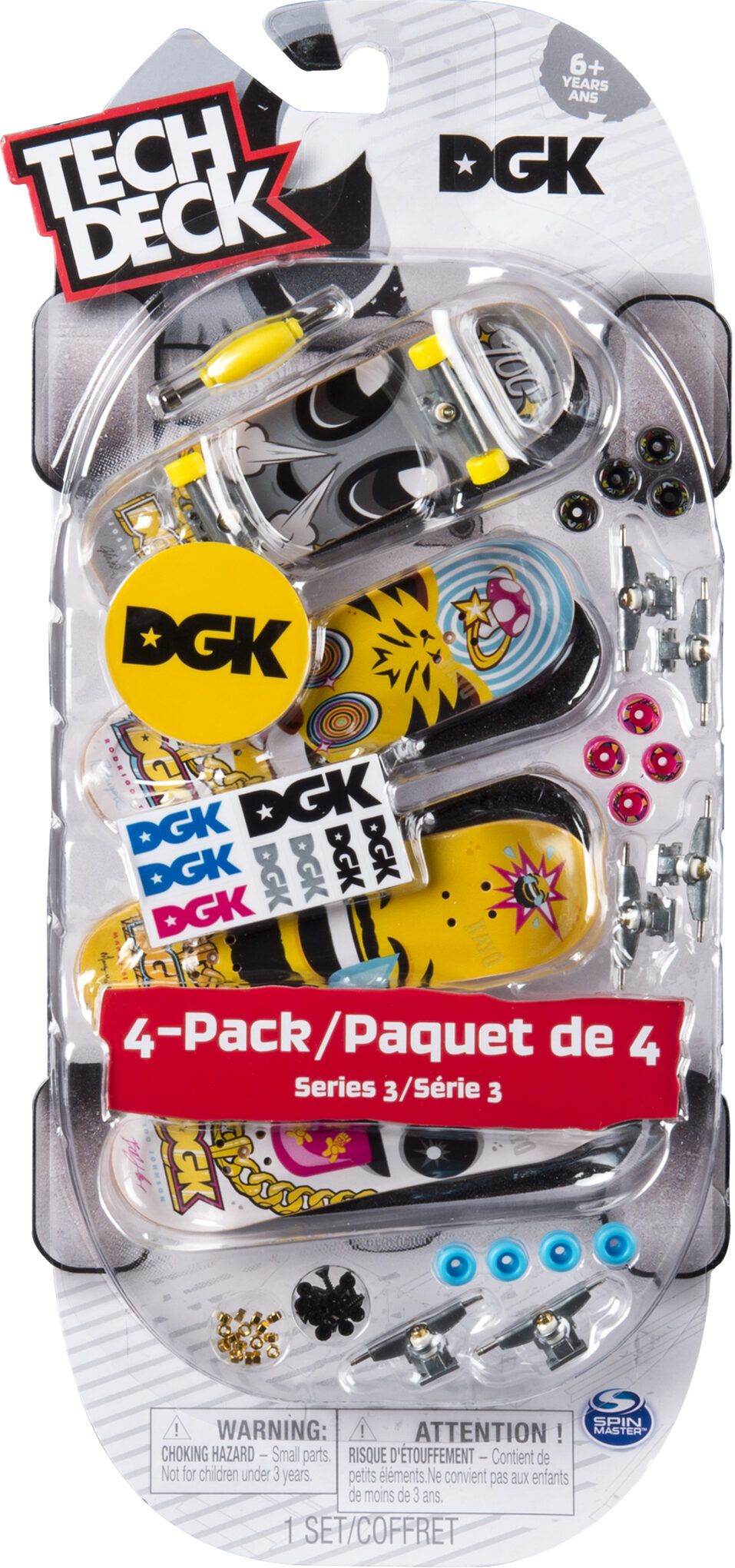 Tech Deck 96mm Fingerboard 4 Pack Assorted