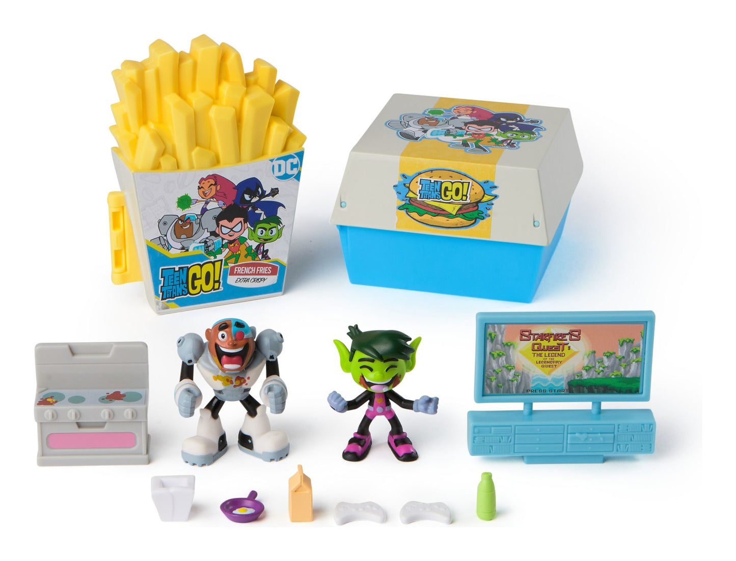 Teen Titans Go Kitchen Chaos Dis-play Set