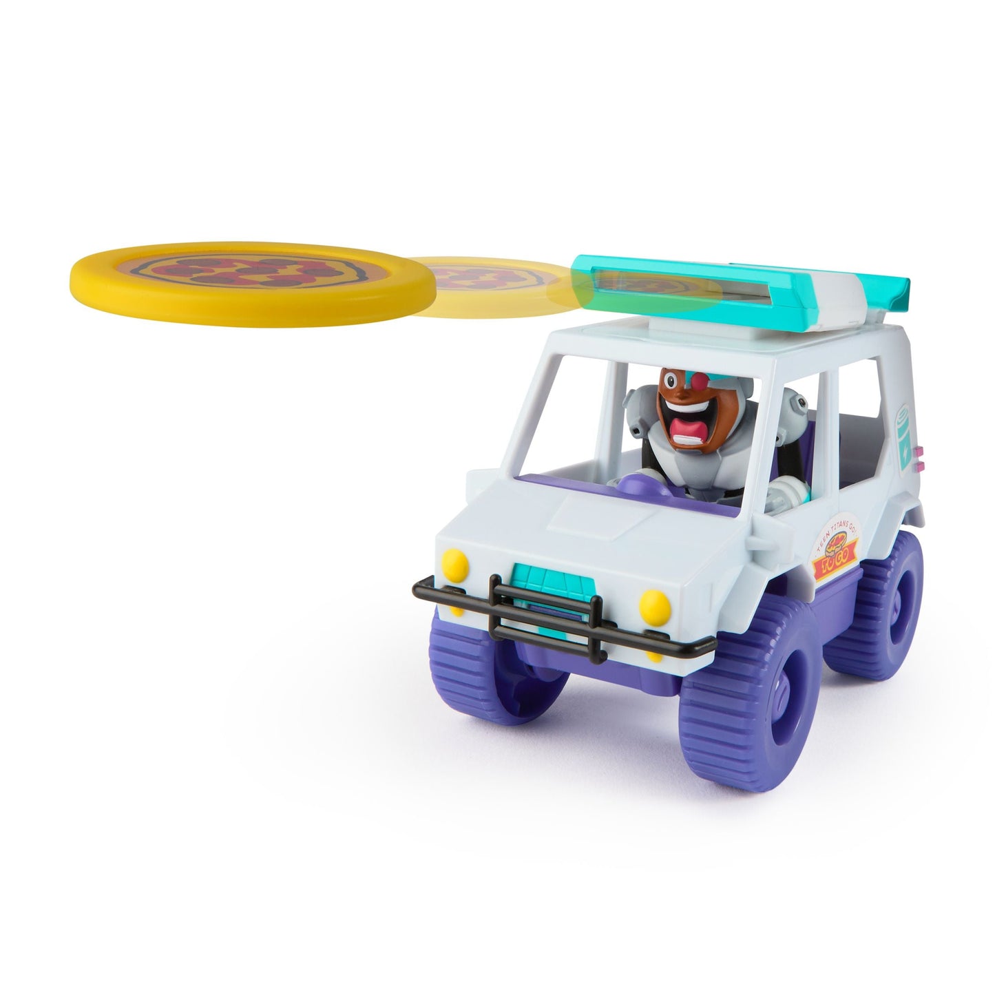 Teen Titans Go TGO VHC T-Car Pizza Launcher