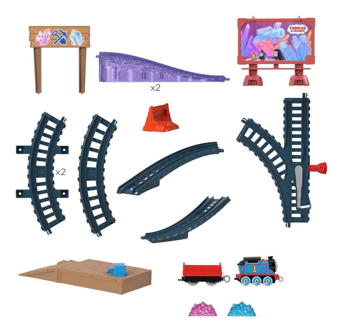 Thomas & Friends Push Along Track Assorted