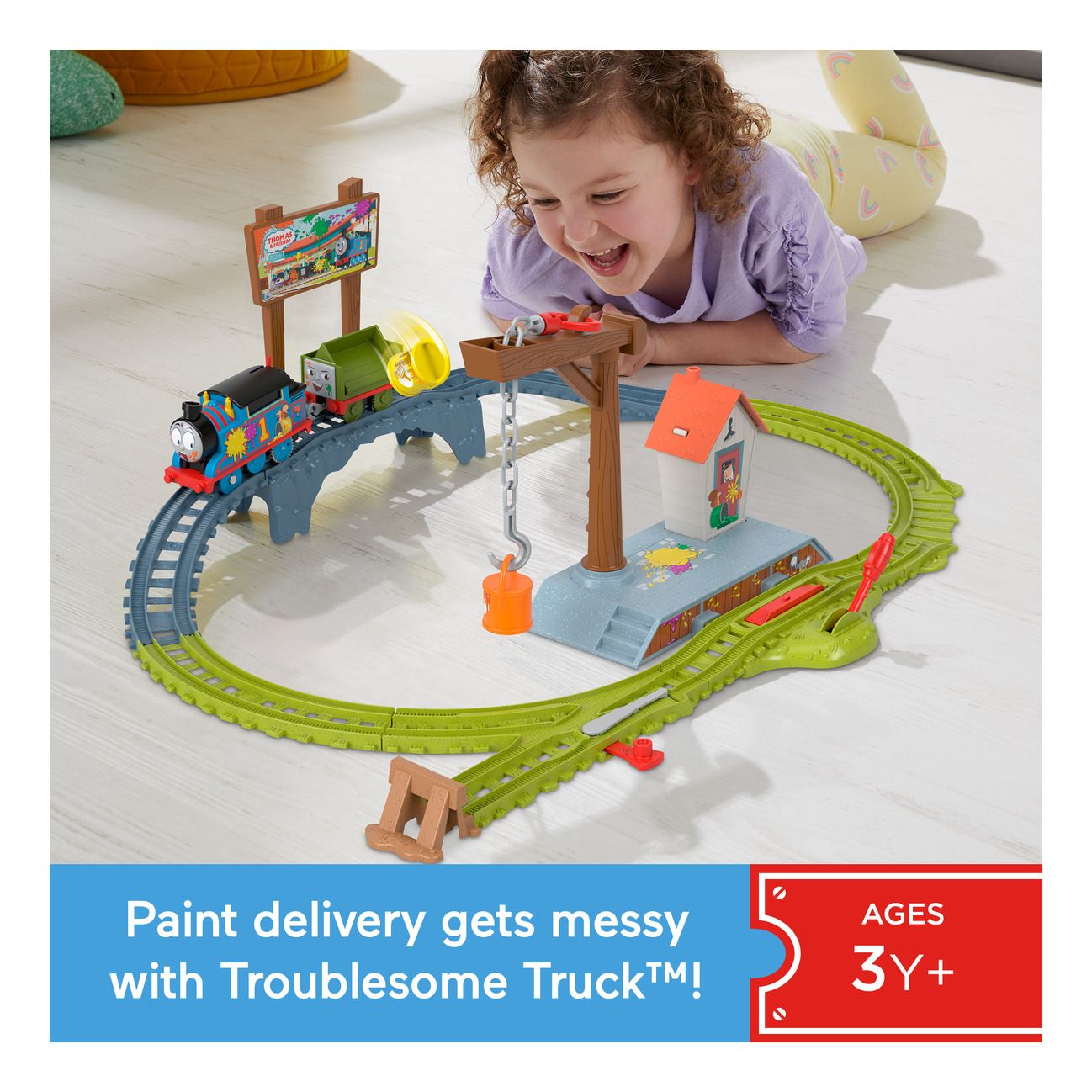 Thomas Topsy Turvy Paint Delivery Set