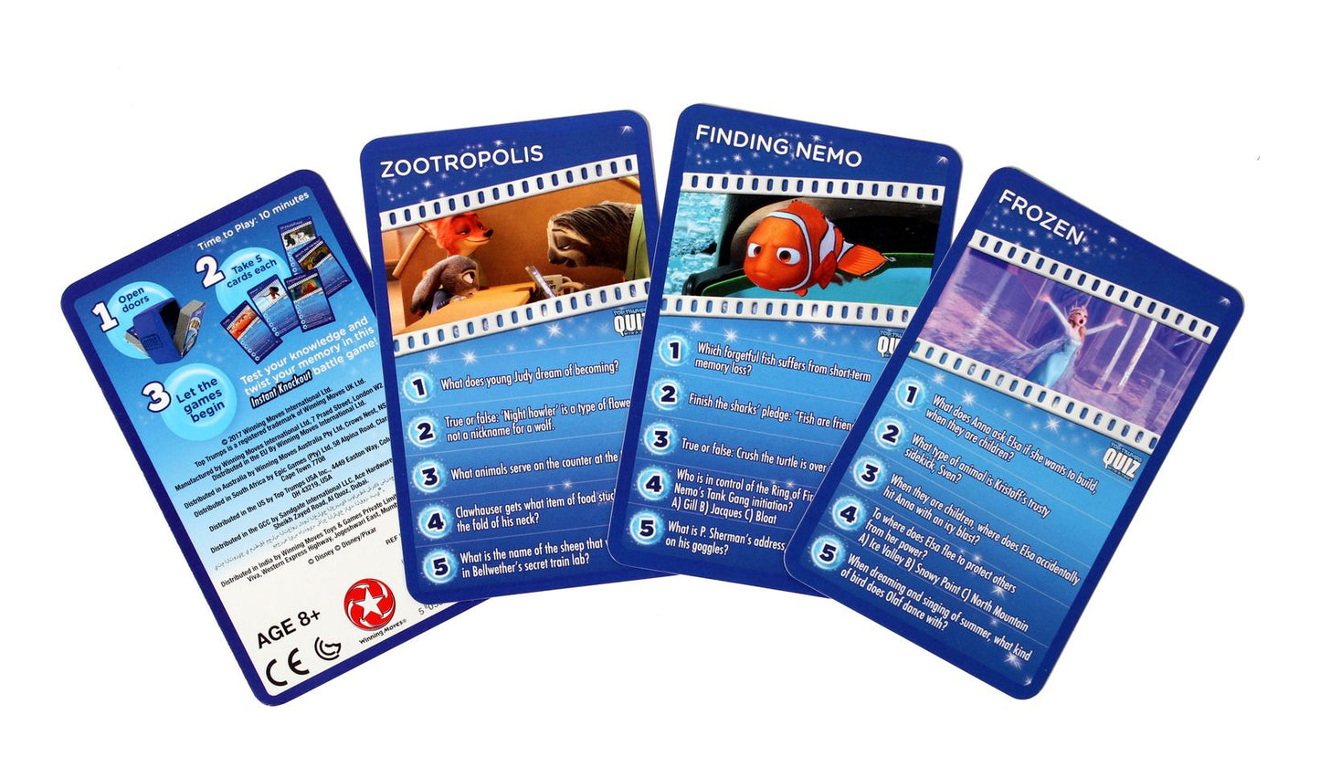 Top Trumps Quiz - Disney