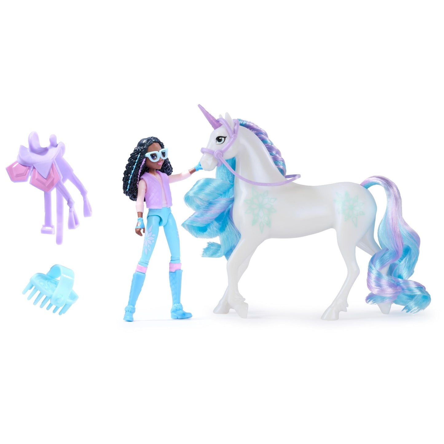 Unicorn Academy Small Doll Layla & Glacier