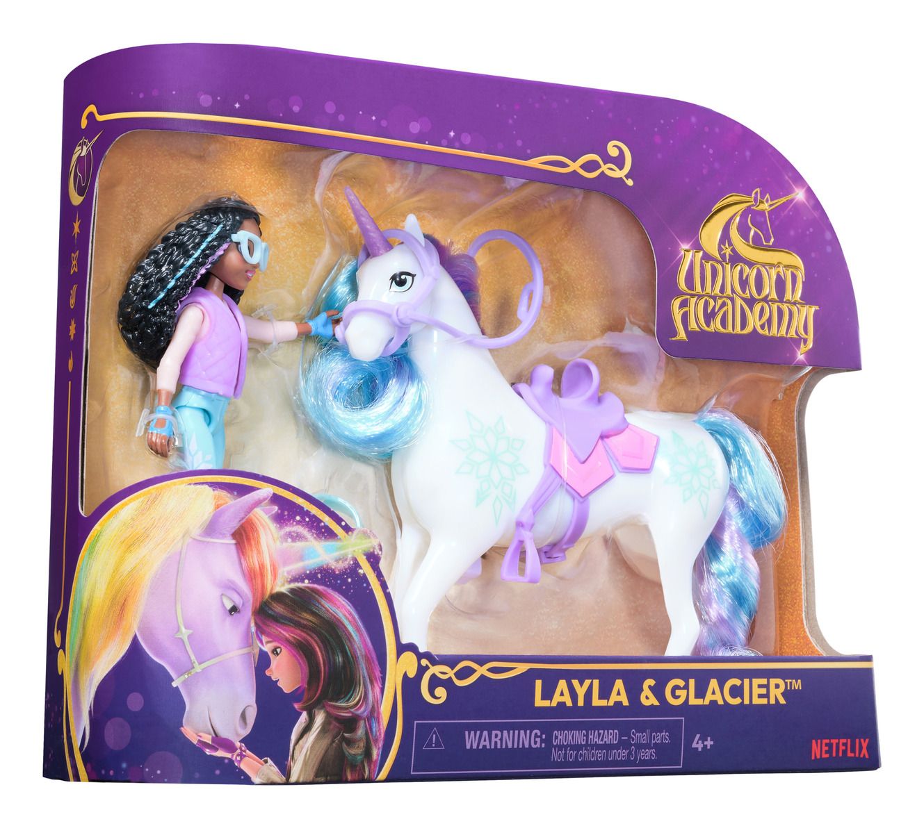 Unicorn Academy Small Doll Layla & Glacier