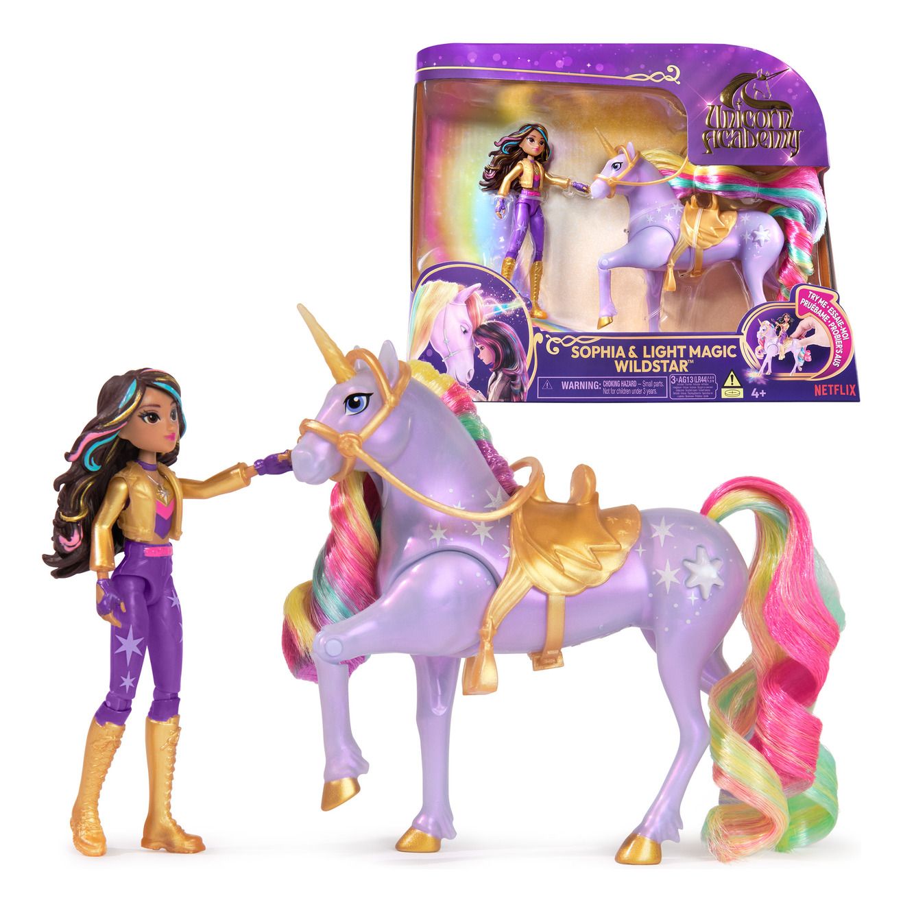 Unicorn Academy Small Doll Sophia & LM Wildstar