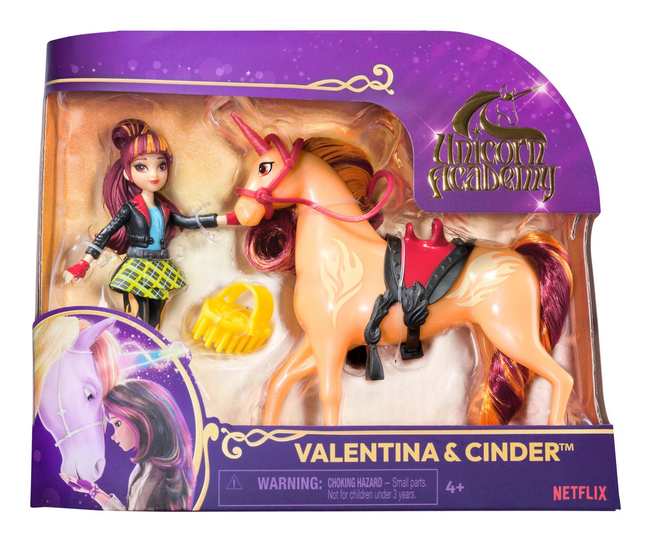 Unicorn Academy Small Doll Valentina & Cinder