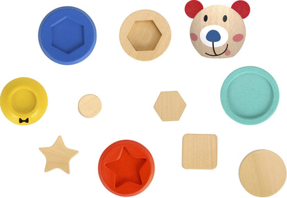 Wooden Bear Shape Sorter