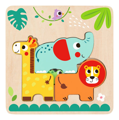 Wooden Multi-Layered Animal Puzzle