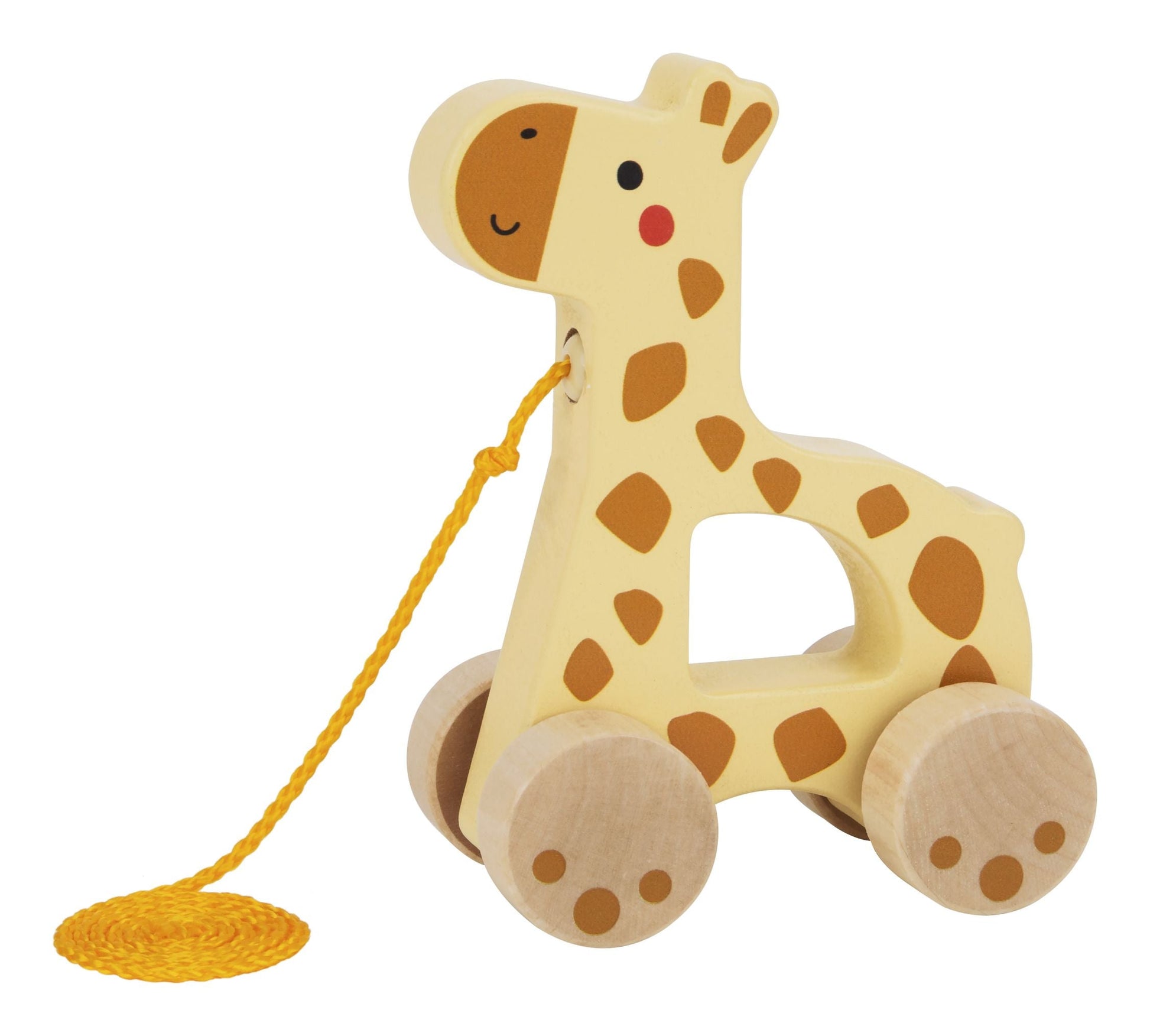 Wooden Pull Along Giraffe