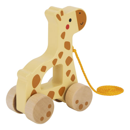 Wooden Pull Along Giraffe