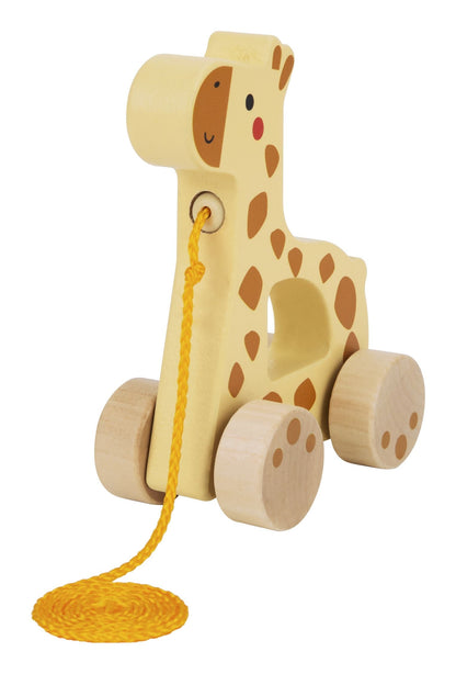 Wooden Pull Along Giraffe