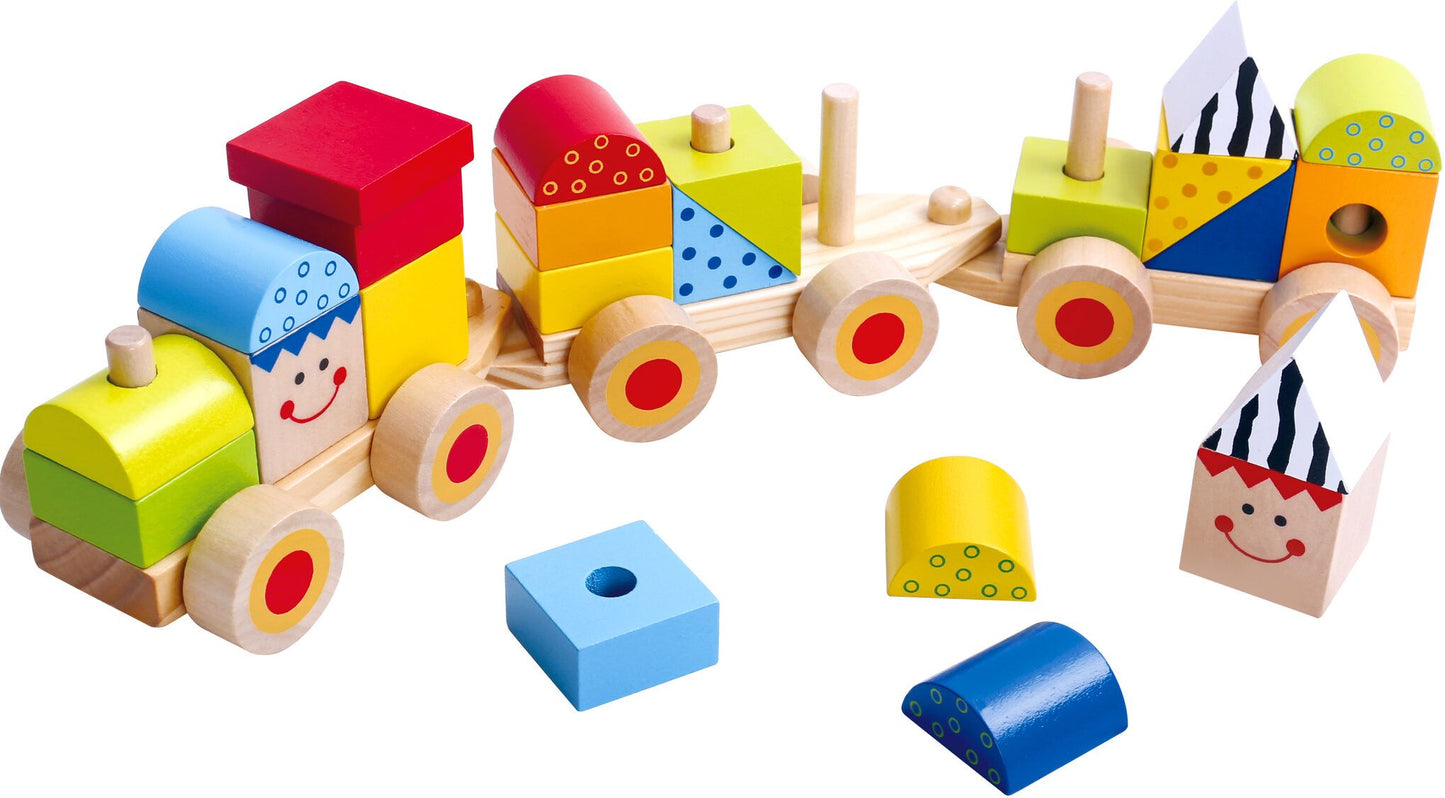 Wooden Stacking Train