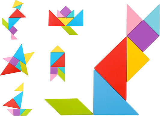 Wooden Tangram Play