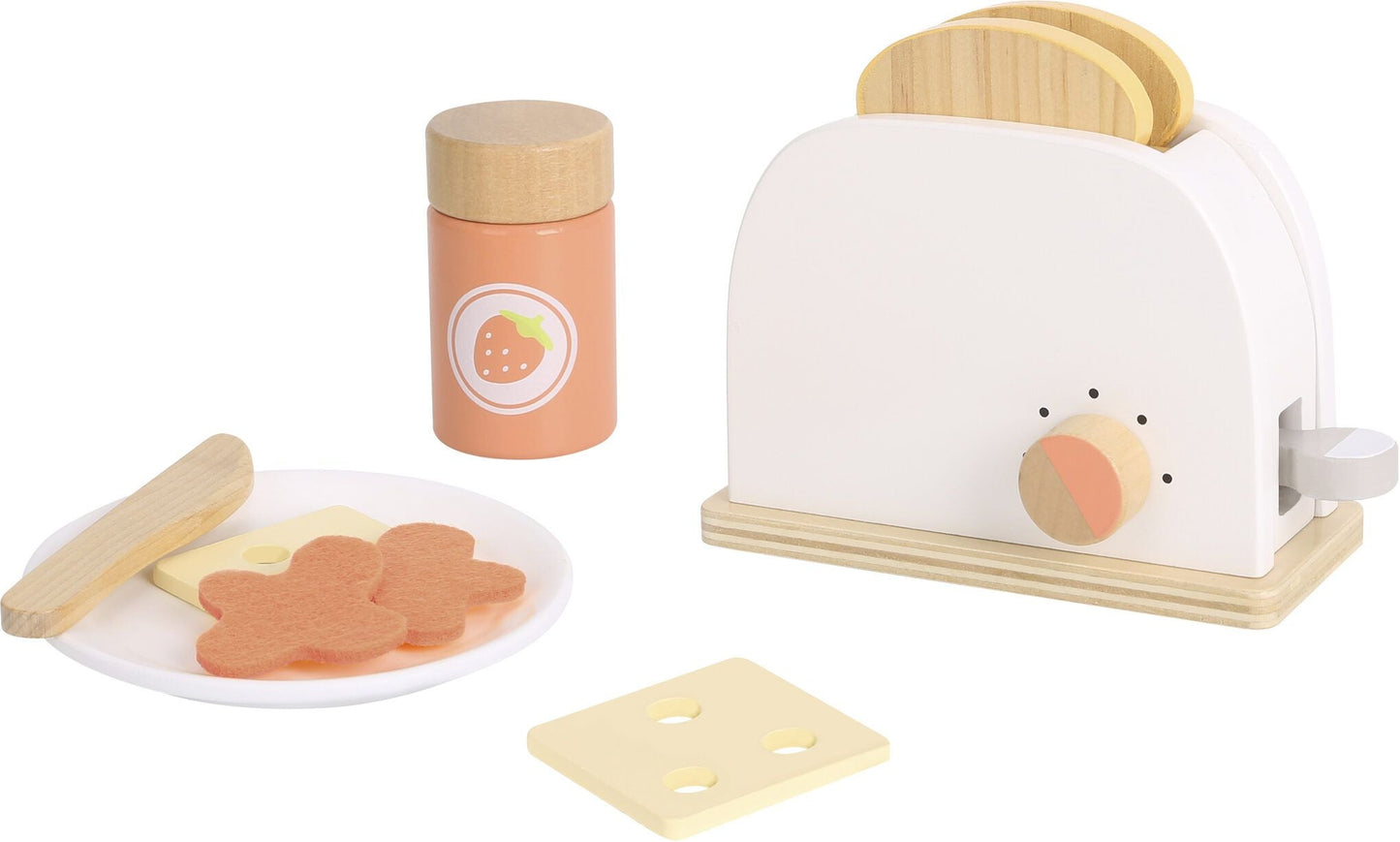 Wooden Toaster Set